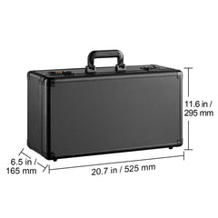 Graded Card Storage Box, 5 Slots, Graded Sports Cards Holder Carrying Case with Coded Lock Foam Dividers, for 162 PSA Graded Cards 115 BGS Cards 130 SGC Cards 585 Top Loaders or 999+ Loose Cards