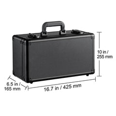 Graded Card Storage Box, 4 Slots, Graded Sports Cards Holder Carrying Case with Key Lock Foam Dividers, for 108 PSA Graded Cards 76 BGS Cards 84 SGC Cards 388 Top Loaders or 999+ Loose Cards