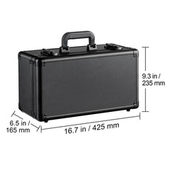 Graded Card Storage Box, 4 Slots, Graded Sports Cards Holder Carrying Case with Key Lock Foam Dividers, for 96 PSA Graded Cards 68 BGS Cards 76 SGC Cards 348 Top Loaders or 999+ Loose Cards