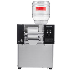 Commercial Snowflake Ice Machine, 176.4LBS/24H Snowflake Ice Maker, Stainless Steel Ice Shaver Machine, Electric Snow Cone Maker, Air Cooling System for Rapid Heat Dissipation, for Bakery, Cafe