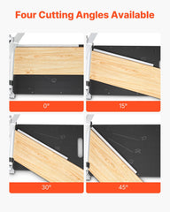 330mm Vinyl Floor Cutter, 16mm Thick Laminate Flooring Cutter with 15°/30°/45° Adjustable Angle Settings, Flexible Wheels, Telescoping Handle, Cuts Engineered Wood, LVT, VCT, SPC, LVP, WPC