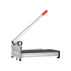 330mm Vinyl Floor Cutter, 16mm Thick Laminate Flooring Cutter with 15°/30°/45° Adjustable Angle Settings, Flexible Wheels, Telescoping Handle, Cuts Engineered Wood, LVT, VCT, SPC, LVP, WPC