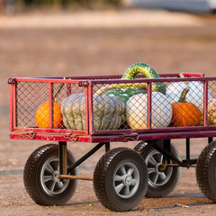 Solid PU Run-Flat Tire Wheel, 254 mm, 2-Pack, 81.6 kg Dynamic Load, 99.8 kg Static Load, Flat Free Tubeless Tires and Wheels for Hand Truck, Utility Cart, Dollies, Garden Trailers, Various Carts