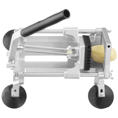 Commercial Vegetable Slicer, 3/8 inch Fruit Slicer, Stainless Steel and Aluminum Alloy Vegetable Cutter Slicer Machine, Manual Slicer with Non-slip Feet, for Radishes, Onions, Potatoes, Lemons