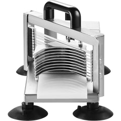 Commercial Tomato Slicer, 1/4 inch Tomato Cutter Slicer, Stainless Steel Heavy Duty Tomato Slicer Machine, Manual Tomato Slicer with Non-slip Feet, for Cutting Tomatoes, Cucumbers, Bananas