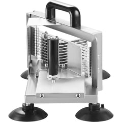 Commercial Tomato Slicer, 1/4 inch Tomato Cutter Slicer, Stainless Steel Heavy Duty Tomato Slicer Machine, Manual Tomato Slicer with Non-slip Feet, for Cutting Tomatoes, Cucumbers, Bananas