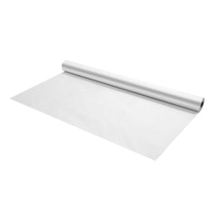House Wrap, 1.37 x 45.72 m, 0.13 mm Thick Vapor Barrier, Heavy Duty Plastic Sheeting for Tear-resistant, Drop Cloth Vapor Barrier Covering for Residential & Commercial Construction, White