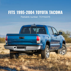Rear Step Bumper Chrome Steel Bumper Assembly for 1995-2004-Toyota Tacoma
