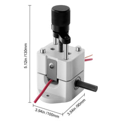 Manual Wire Stripping Machine, 1.5-25 mm, Portable Copper Stripper with Hand Crank or Drill Powered, 64Mn Quenched Blades, 45# Steel Rollers, ABS & PC Wire Peeler, for Scrap Copper Recycling