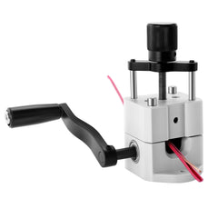 Manual Wire Stripping Machine, 1.5-25 mm, Portable Copper Stripper with Hand Crank or Drill Powered, 64Mn Quenched Blades, 45# Steel Rollers, ABS & PC Wire Peeler, for Scrap Copper Recycling