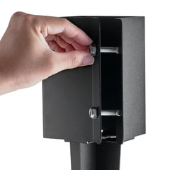 Fence Post Anchor Ground Spike 6 Pack 24 x 4 x 4 In Metal Fence Stakes