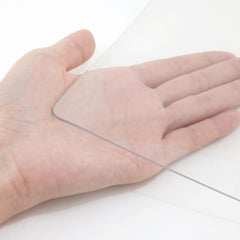 Plastic Table Cover 101.6 x 182.8 cm, 1.5 mm Thick Clear Table Protector, Rectangle Clear Desk Mat, Waterproof & Easy Cleaning for Office Dresser Night Stand