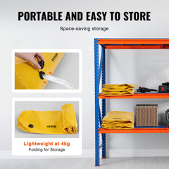 Flood Barriers, Sandbag Alternative Flood Bags 4 Pack, Flood Barrier for Home, Water Barriers for Flooding, Doorway, Driveway(4FTx6in)