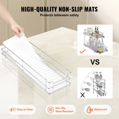 215 x 533 x 385mm Pull Out Cabinet Organizer, Heavy Duty Slide Out Pantry Shelves, Steel Roll Out Drawers, Sliding Drawer Storage for Home Under Sink, 245 x 563 x 485 mm Install Size for Cabinet