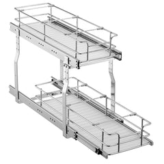 215 x 533 x 385mm Pull Out Cabinet Organizer, Heavy Duty Slide Out Pantry Shelves, Steel Roll Out Drawers, Sliding Drawer Storage for Home Under Sink, 245 x 563 x 485 mm Install Size for Cabinet