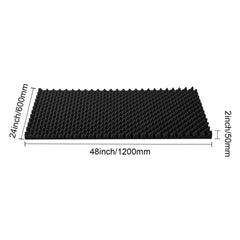 Acoustic Foam Panels 4 Pack 48 x 24 x 2 in for Studio Wall and Ceiling