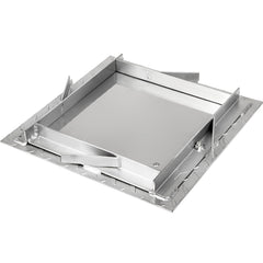 Recessed Manhole Cover 11.8\"x11.8\" Clear Opening, Galvanized Steel Drain Cover Overall Size 14.5\"x14.5\", Sealed Square Manhole Cover and Frame, Steel Man Hole Lid Inspection Access for Boat/