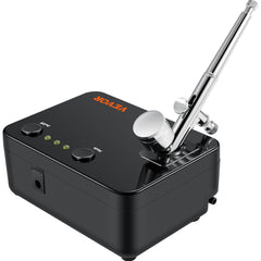 Airbrush Kit Dual-action Airbrush System Compressor Art Nail Makeup Model