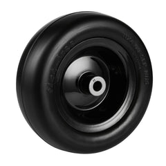 Lawn Mower Tires with Rim, 11x4-7" Tubeless Tractor Tires, 2-Pack Tire and Wheel Assemby, Flat-free PU Tire, 3.4" Centered Hub, 3/4" Bushing Size, 20 PCS Adapters for Riding Mowers Lawn Tractors