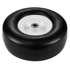 Lawn Mower Tires with Rim, 13x5-6" Tubeless Tractor Tires, 2-Pack Tire and Wheel Assembly, Flat-free PU Tires, 3.25"-5.9" Centered Hub, 3/4" Bushing Size, 20 PCS Adapter for Lawn Mowers Tractors