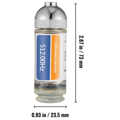 Sonde Locator, 512 Hertz Frequency, Rigid Drain Locator with 8/5" and 1/4-20" Connectors for Locating & Detecting Small Sewer & Pipelines, Up to 25' Depth Water Line, Flashing for Transmitting