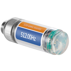 Sonde Locator, 512 Hertz Frequency, Rigid Drain Locator with 8/5" and 1/4-20" Connectors for Locating & Detecting Small Sewer & Pipelines, Up to 25' Depth Water Line, Flashing for Transmitting