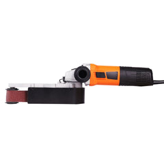 Pipe Tube Polisher Sander, 1300W Pipe Belt Sander with 6 Variable Speeds 1100-3200rpm, Professional Belt Sander Grinding Machine with 3PCS Sanding Belts for Burnishing Finishing Rust Removal