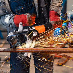 Pipe Tube Polisher Sander, 1300W Pipe Belt Sander with 6 Variable Speeds 1100-3200rpm, Professional Belt Sander Grinding Machine with 50PCS Sanding Belts for Burnishing Finishing Rust Removal