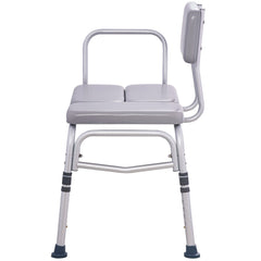 Tub Transfer Bench for Bathtub 500lbs, Shower Seats for Adults, Lightweight Shower Bench for Elderly and Disabled with Padded Seat, Non-Slip Bath Seats with Armrest and Reversible Backrest