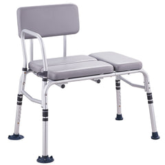 Tub Transfer Bench for Bathtub 500lbs, Shower Seats for Adults, Lightweight Shower Bench for Elderly and Disabled with Padded Seat, Non-Slip Bath Seats with Armrest and Reversible Backrest