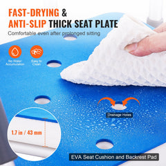 Swivel Shower Chair 360 Degree, Adjustable Shower Seat with Armrests and Backrest for Inside Shower or Bathtub, Non-Slip Rotating Bathtub Chair Seat for Elderly Disabled Injured, 400lbs Capacity