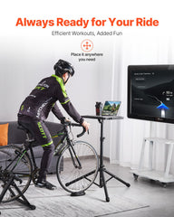 Stationary Cycling Desk Bike Trainer Fitness Desk with Triangle Support