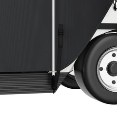 Golf Cart Enclosure, Polyester Driving Enclosure, Club Car Covers Universal Fits for 2+2 Passenger Golf Carts, Sunproof and Dustproof Outdoor Cart Cover