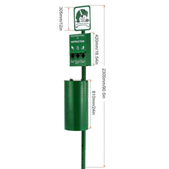 Dog Waste Station 11.5 Gallons Outdoor Dog Poop Station with 600 Bags