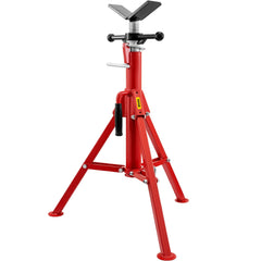 Pipe Jack Stand V-Head Foldable Legs 2500LB Max. Height 52"