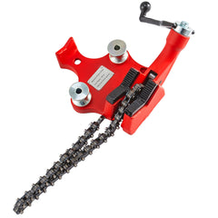 Screw Bench Chain Vice For 1/8'' to 5'' Pipe Bench Vice With Crank Handle