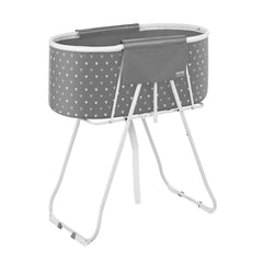 Portable Dog Bathtub, Elevated & Foldable Space-saving Pet Shower Station with Efficient Drainage, Bathing Tub for Washing & Grooming Small and Medium Size Dogs and Cats Indoor & Outdoor, Grey