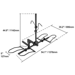 2-Bike Rack Hitch Mount 160lbs Folding Carrier Car Truck SUV 2