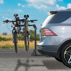 4 Bike Rack Hitch Mount Folding Swing Down Bicycle Carrier Car Truck SUV 150 lbs