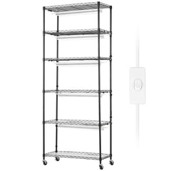 DIY Plant Stand with Grow Lights 6 Tiers 192W 70.9" Tall Plant Grow Shelf