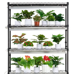 Plant Stand with Grow Light 6 Tiers 180W 180 cm Indoor Plant Grow Shelf