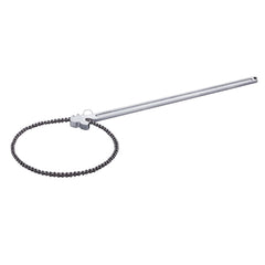 Chain Wrench, 48 inch Chain Pipe Wrench, 13.4 inch Diameter Capacity, CRV Reversible Pipe Fitting Tool Wrench with High Strength Jaw and Ergonomic Handle, for Pipe Installation and Car Repair