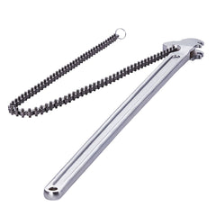 Chain Wrench, 48 inch Chain Pipe Wrench, 13.4 inch Diameter Capacity, CRV Reversible Pipe Fitting Tool Wrench with High Strength Jaw and Ergonomic Handle, for Pipe Installation and Car Repair