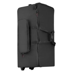 Electronic Drum Kit Bag, 600D, Padded Drum Bag with Wheels, Large 920 x 420 x 410 mm Interior, Lightweight Travel Case with Detachable Dividers, and Multiple Pockets, for Electric Drums, Black