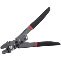 Crimping Tool, Up To 2.2mm Wire Rope Crimping Tool, Crimping Loop Sleeve Kit with a Cable Cutter and 160pcs Aluminum Buckles, Teflon Coating Anti-Rust Fishing Crimping Tool