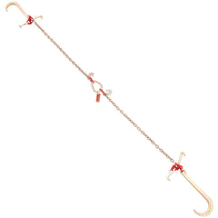 V-Chain Bridle, 4364 kg Working Load Limit, 8 x 914.4 mm G80 Tow Chain with RTJ Cluster Hooks, DOT Certified, Galvanized Coating Manganese Steel & D-Shackle, for Lifting & Moving Activities