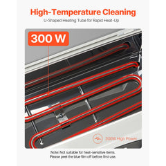 High Temperature Autoclave Machine, 2L, 300W High Temperature Cleaner Machine Box with Adjustable Temperature and Time, Dry Heat Cabinet Nail Tool Cleaner for Labs, Home, Nail and Beauty Salons