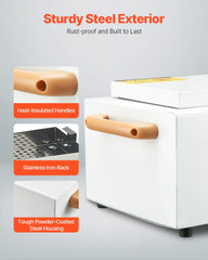 High Temperature Autoclave Machine, 2L, 300W High Temperature Cleaner Machine Box with Adjustable Temperature and Time, Dry Heat Cabinet Nail Tool Cleaner for Labs, Home, Nail and Beauty Salons
