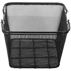 Shopping Baskets with Handles, 12PCS, Black Metal Shopping Basket, Portable Wire Shopping Basket, Black Wire Mesh shopping Basket Set for Supermarkets, Retail Stores, Grocery Shopping, Black