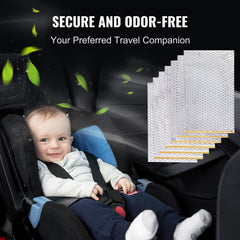 Car Sound Deadening Mat, 80 mil 3.3sq.m Car Sound Dampening Material, Butyl Automotive Sound Deadener, Noise Insulation and Vibration Dampening Material for Car